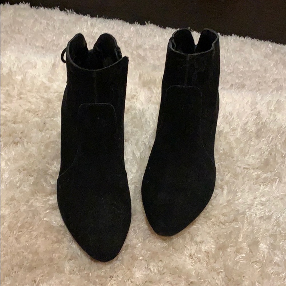 Cute black booties